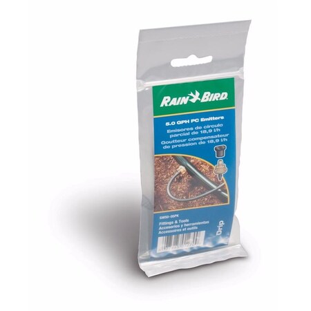 Rain Bird Full-Circle Drip Irrigation Emitter 5 gph 5 pk SW50/05PS